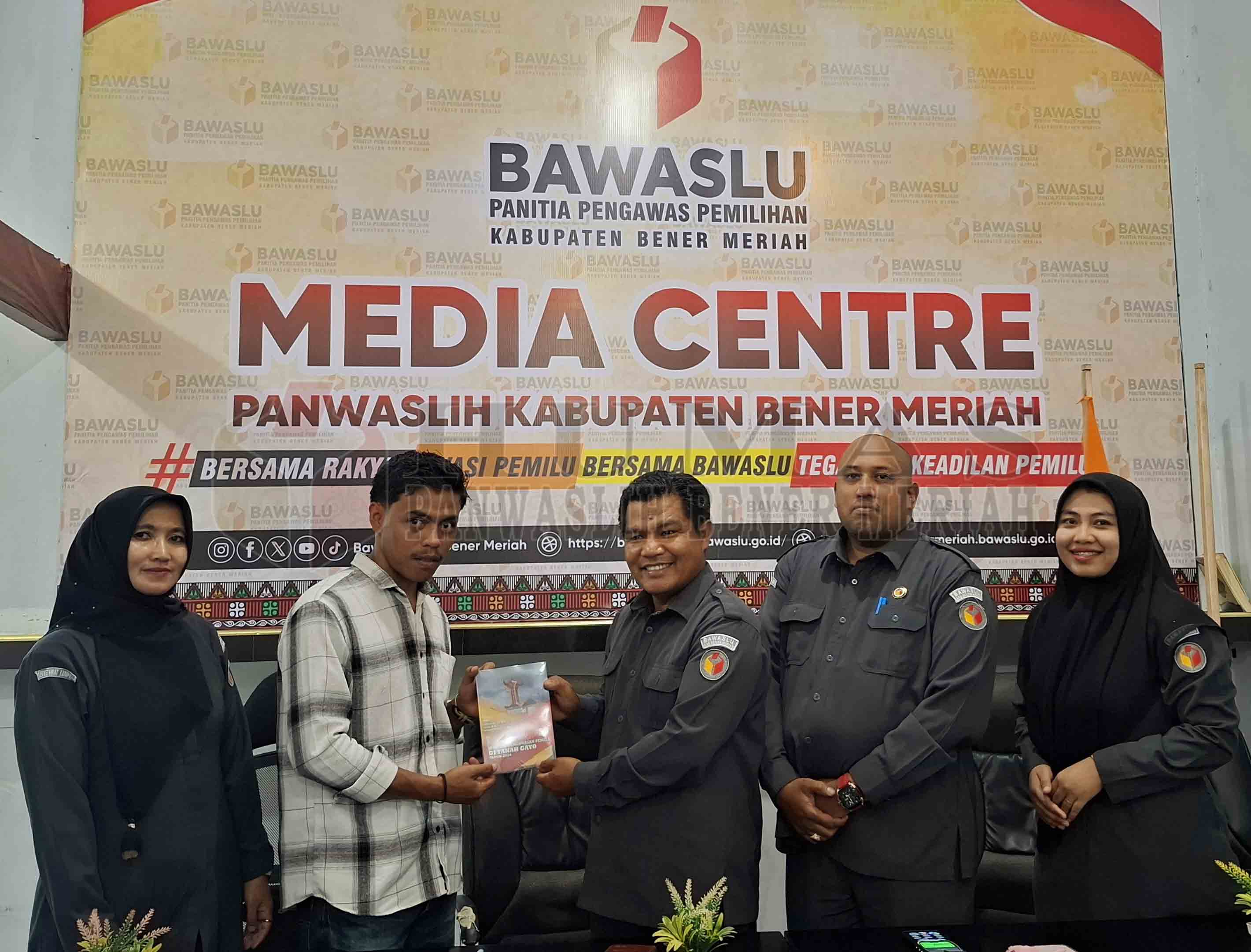 Panwaslih Kabupaten Bener Meriah terima kunjungan Mahsiswa Unimal Lhoksemawe