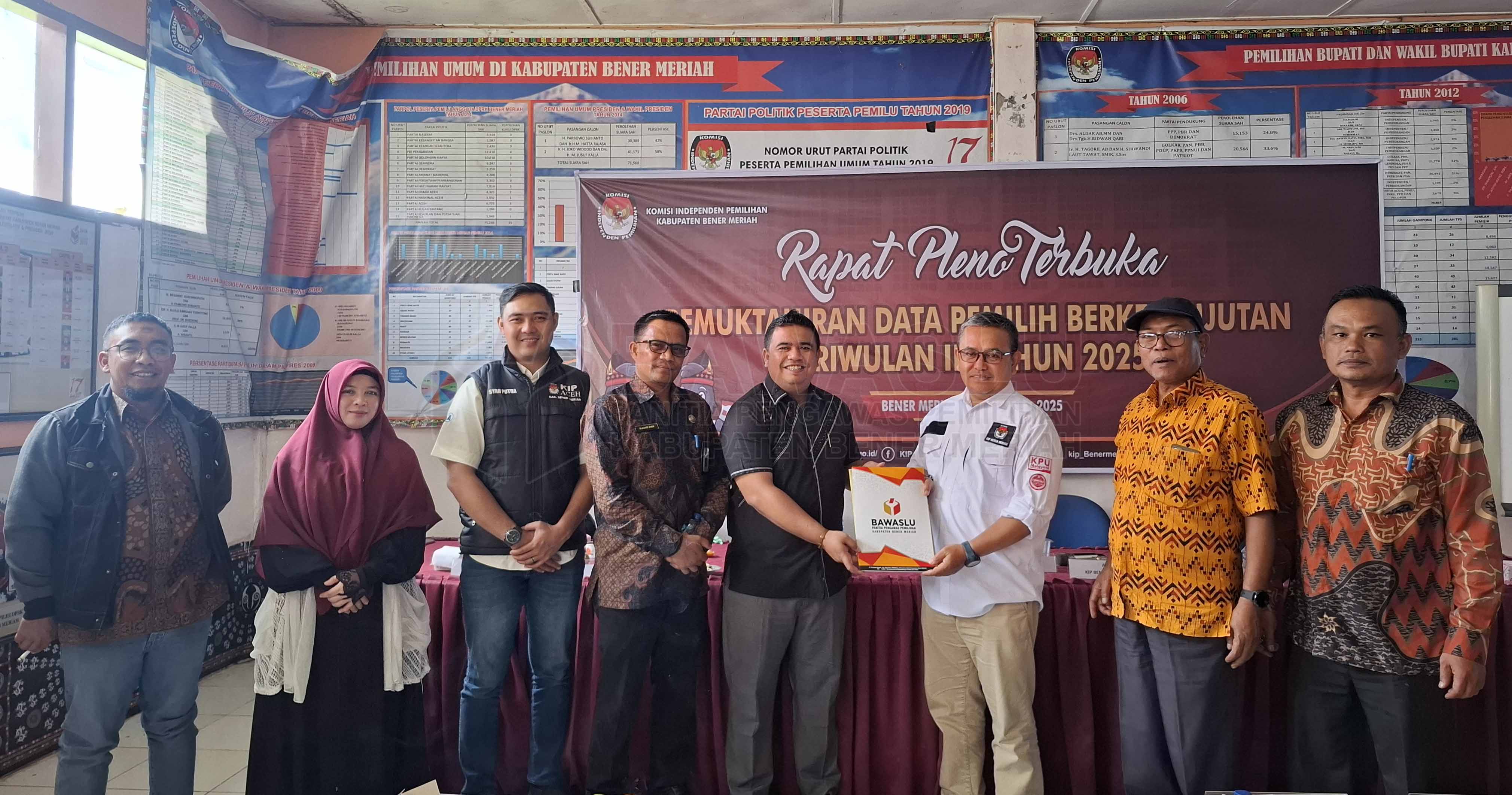 Rapat Pleno Terbuka Triwulan Ke III Bener Meriah