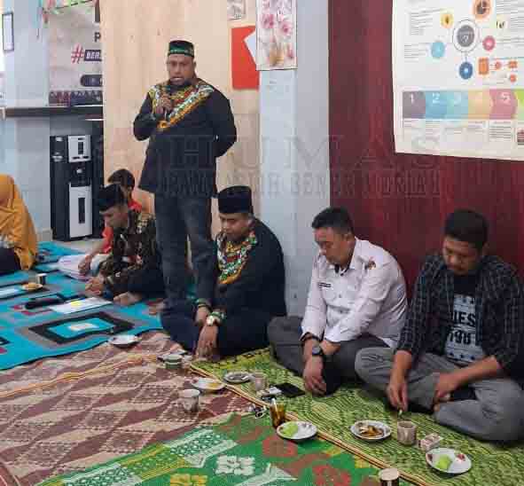 Ketua Bawaslu Kabupaten Bener Meriah memberikan sambutan