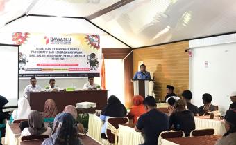 Kegiatan Sosialisasi Pengawasan Pemilu Partisipatif Lembaga Masyarakat Sipil