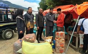 Bantuan Korban Kebakaran Kampung Jagong Jeget